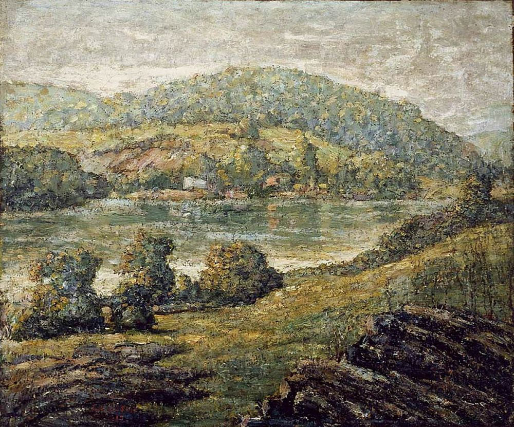 Ernest Lawson Morning Light, Connecticut River Valley, 1919 oil painting reproduction