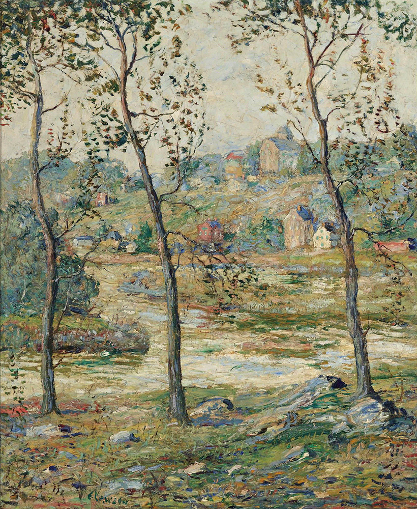 Ernest Lawson The Arm of the Harlem River oil painting reproduction