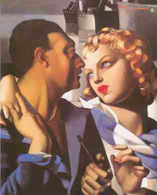 Tamara de Lempicka Idyll oil painting reproduction