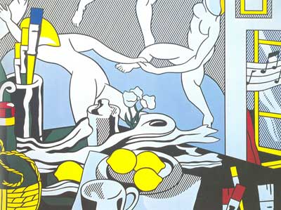 Roy Lichtenstein Artists Studio, the Dance oil painting reproduction