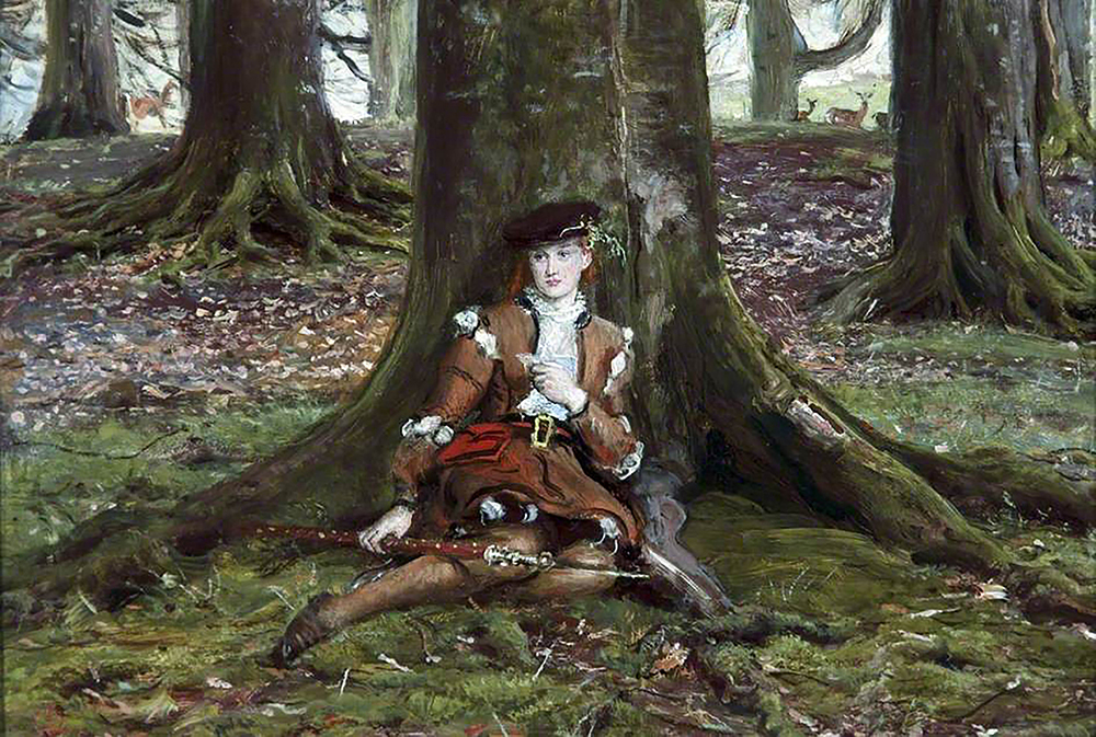 John Everett Millais Rosalind in the Forest, 1870 oil painting reproduction