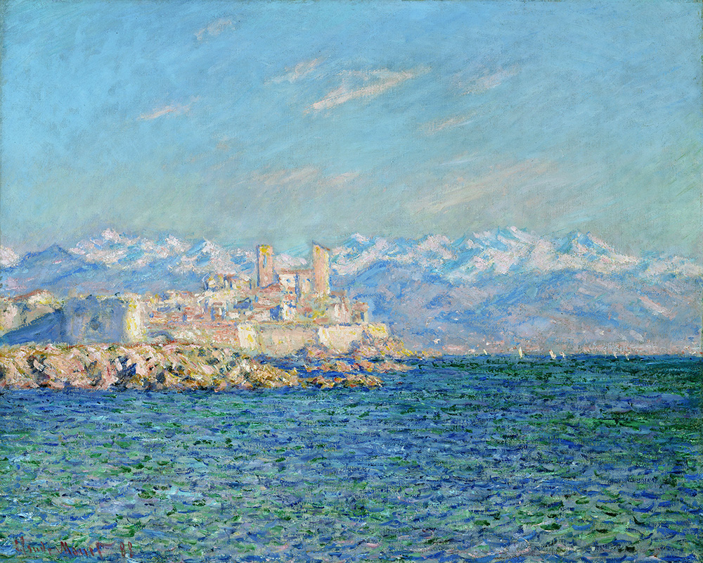 Claude Monet Antibes, Afternoon Effect, 1888 oil painting reproduction