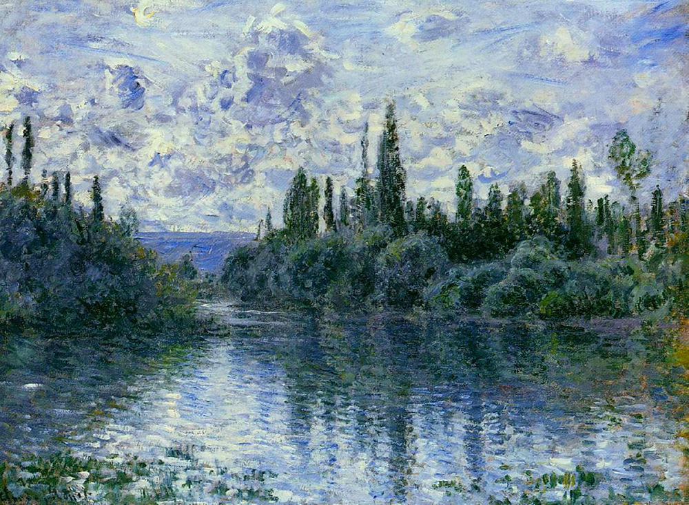 Claude Monet Arm of the Seine near Vetheuil, 1878 oil painting reproduction