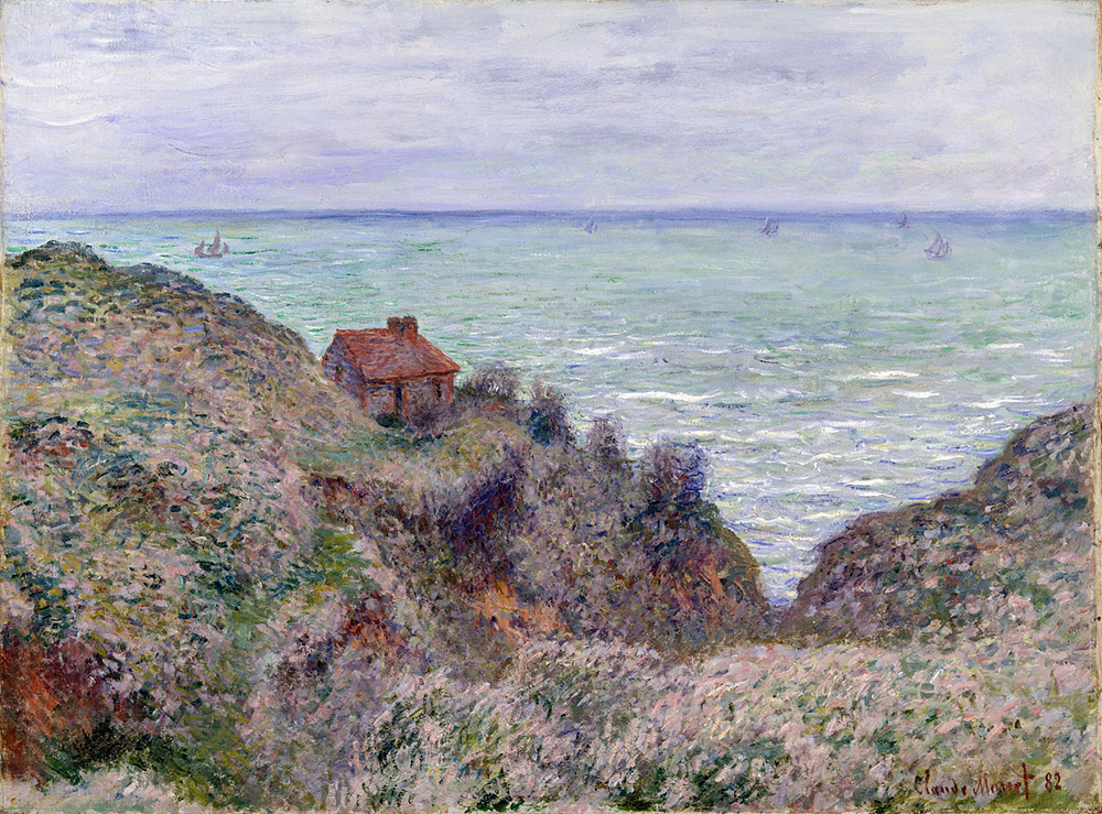 Claude Monet Customs House, 1882 oil painting reproduction