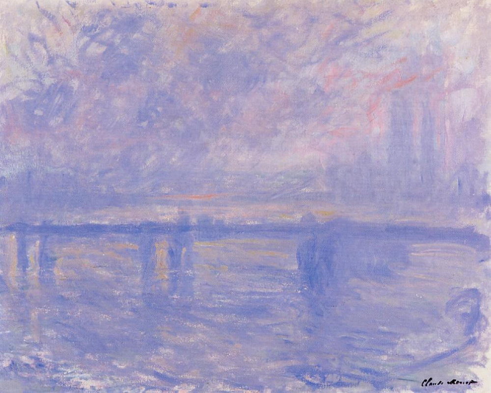 Claude Monet Charing Cross Bridge 09, 1899-01 oil painting reproduction