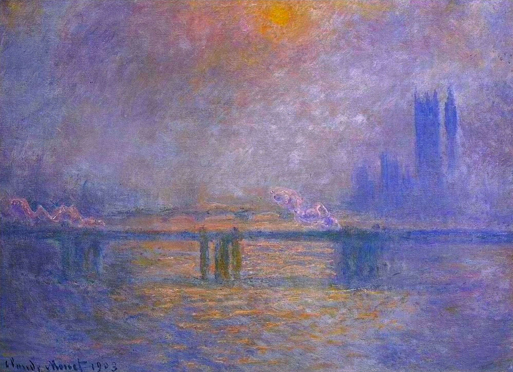 Claude Monet Charing Cross Bridge, The Thames 02, 1903 oil painting reproduction