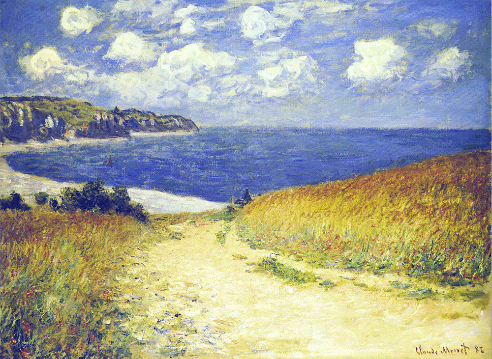 Claude Monet Chemin de Traverse pres de Pourville, 1882 oil painting reproduction