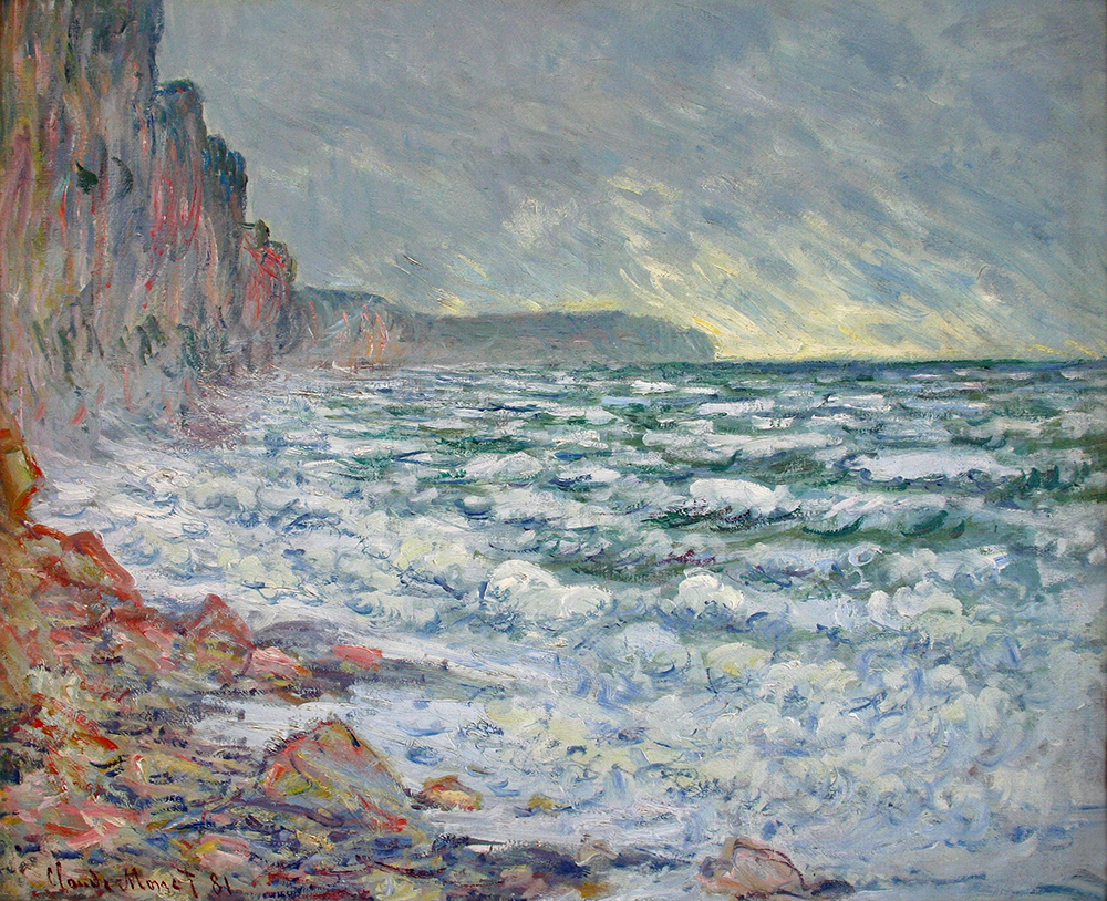 Claude Monet Fecamp, by the Sea, 1881 oil painting reproduction