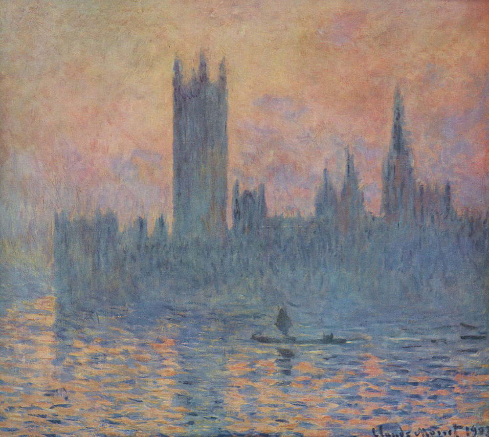 Claude Monet Houses of Parliament in Winter, 1903 oil painting reproduction