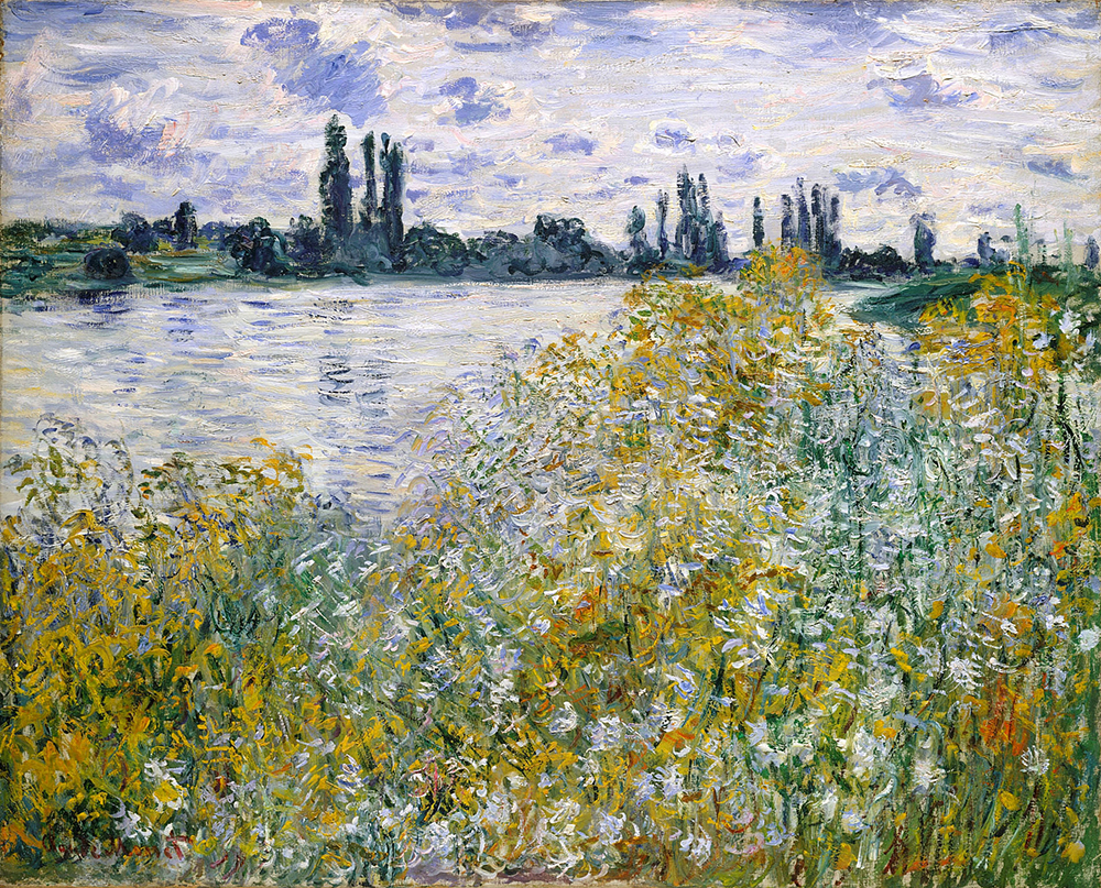 Claude Monet Isle of Flowers on Siene near Vetheuil, 1880 oil painting reproduction