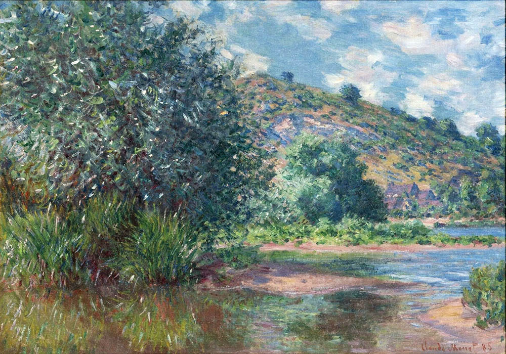 Claude Monet Landscape at Port-Villez, 1885 oil painting reproduction