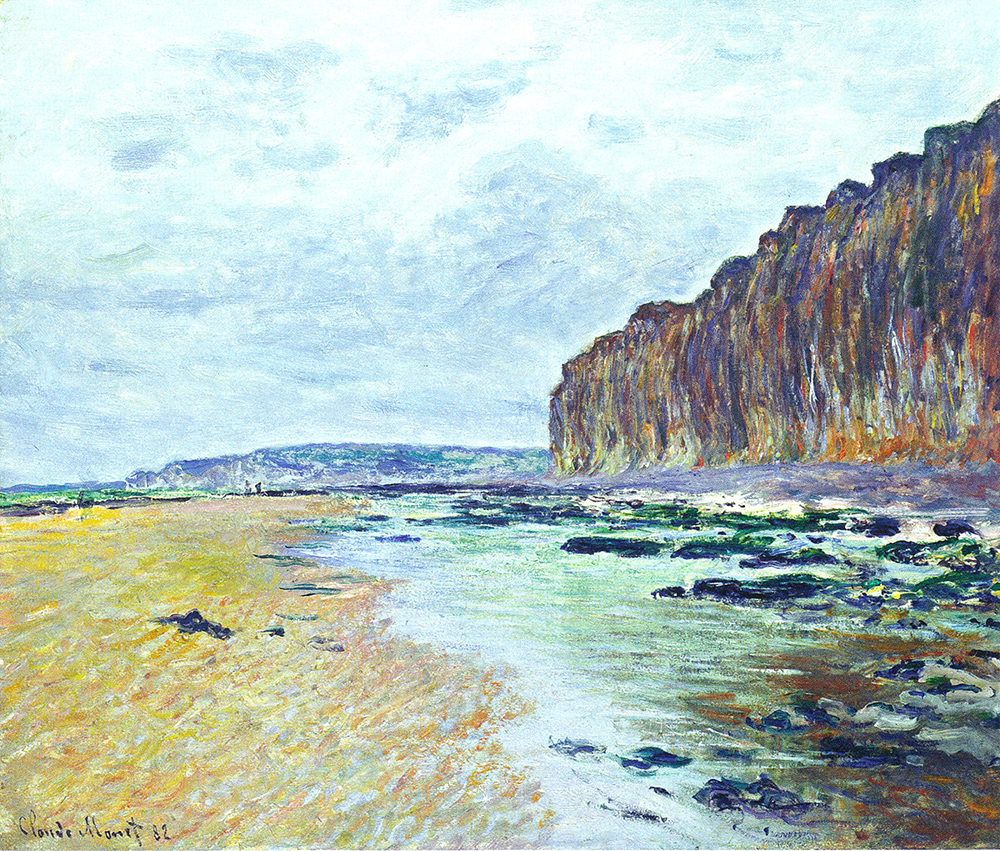 Claude Monet Low Tide at Varengeville 02, 1882 oil painting reproduction