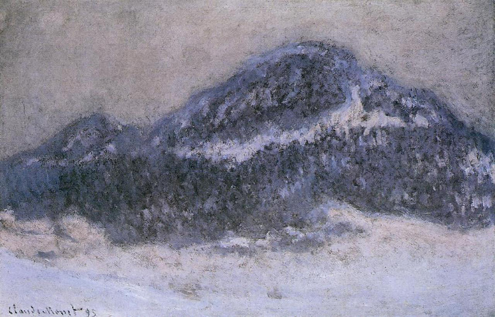 Claude Monet Mount Kolsaas in Misty Weather, 1895 oil painting reproduction