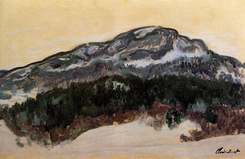 Claude Monet Mount Kolsaas, Norway, 1895 oil painting reproduction