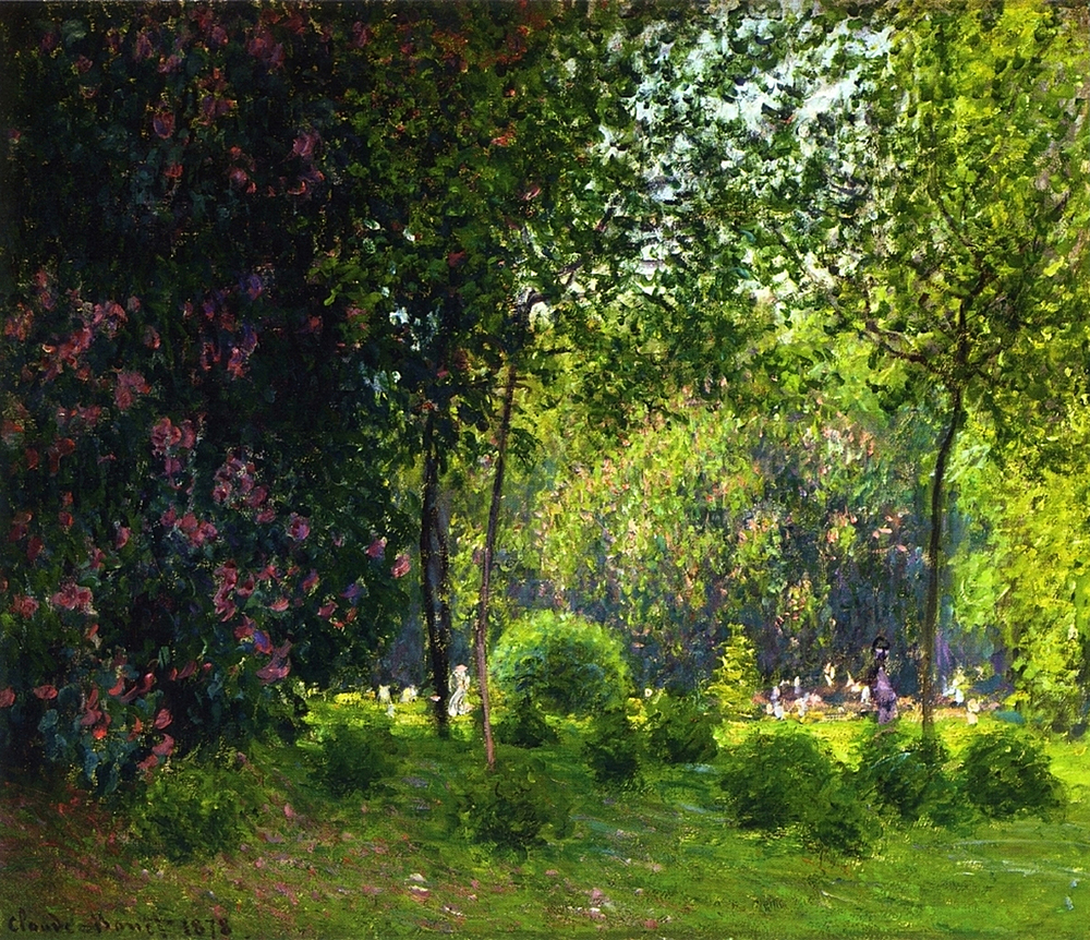 Claude Monet Parc Monceau 2, 1878 oil painting reproduction