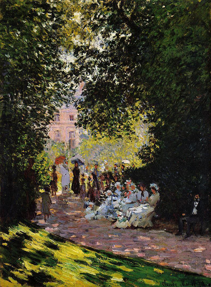 Claude Monet Parc Monceau, 1878 oil painting reproduction