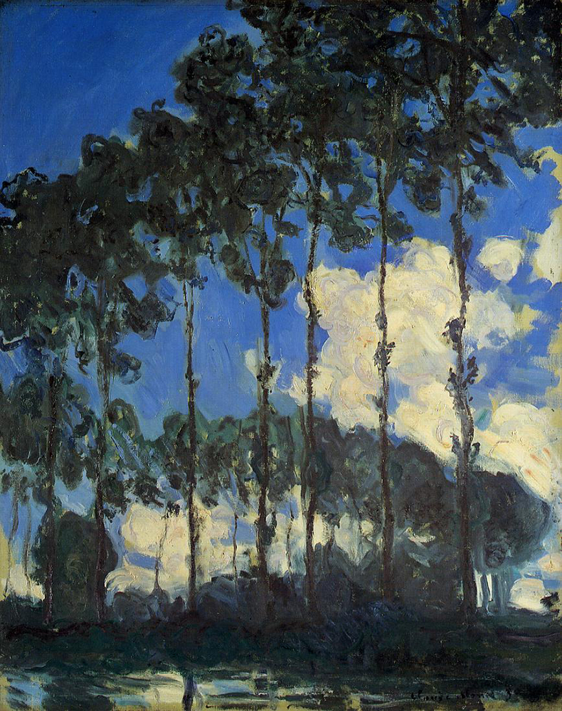 Claude Monet Poplars on the Banks of the Epte, 1891 oil painting reproduction