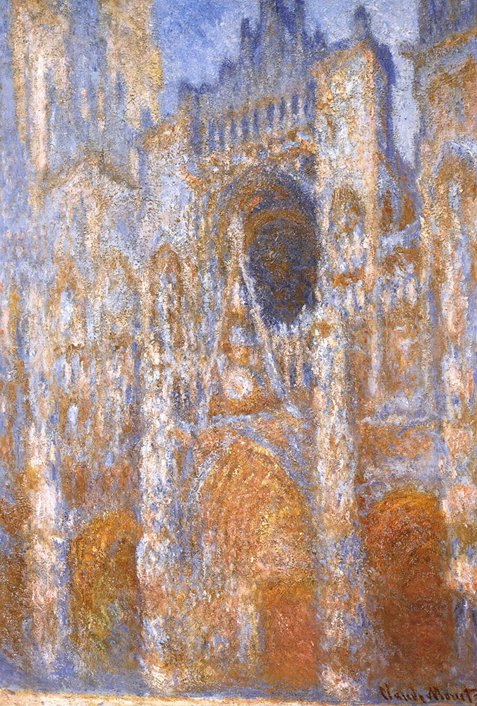 Claude Monet Rouen Cathedral, The Portal at Midday, 1893 oil painting reproduction