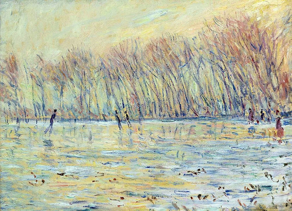 Claude Monet Scaters in Giverny, 1899 oil painting reproduction