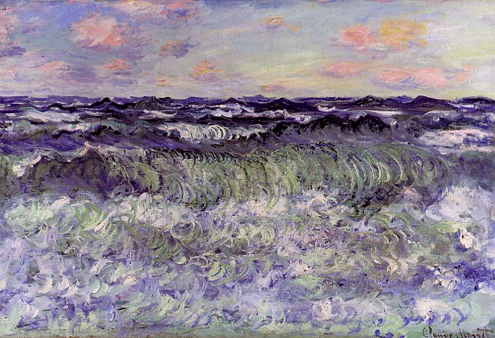 Claude Monet Sea Study, 1881 oil painting reproduction