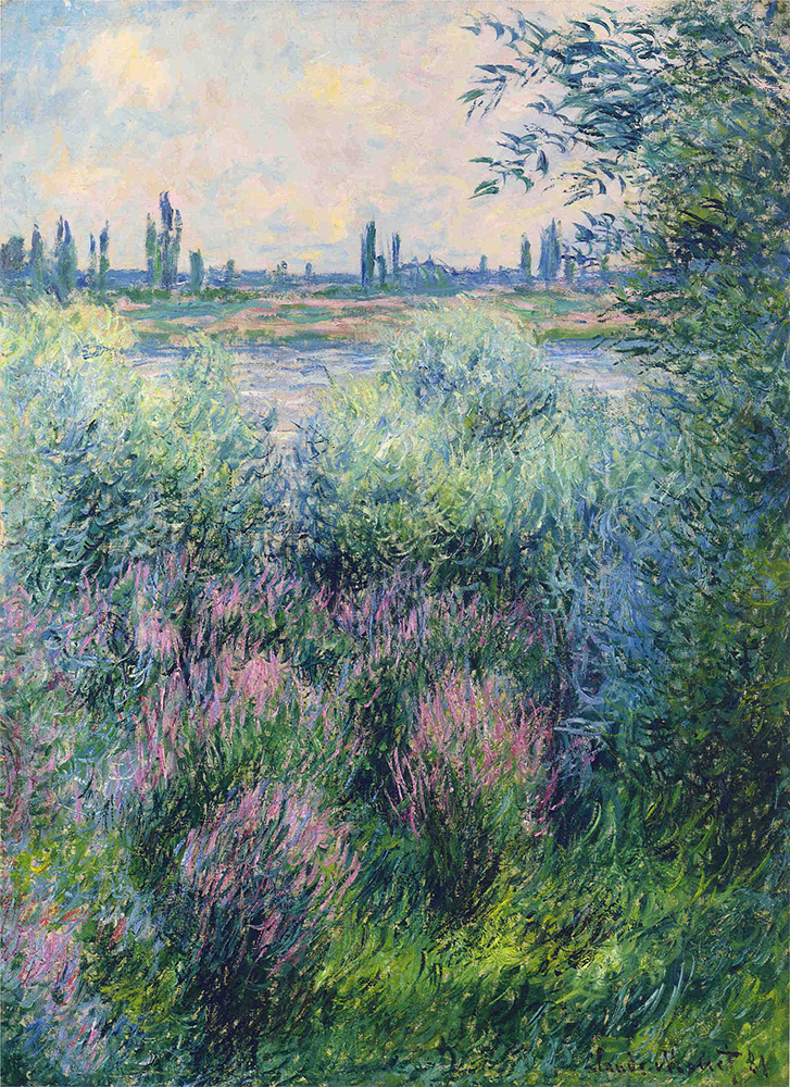 Claude Monet Spot on the Banks of the Seine, 1881 oil painting reproduction