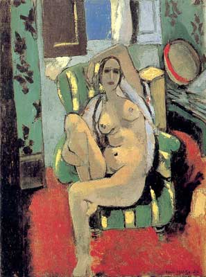 Henri Matisse Odalisque with a Tambourine oil painting reproduction