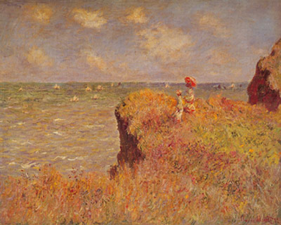 Claude Monet The Cliff Walk oil painting reproduction