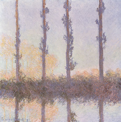 Claude Monet The Four Poplars oil painting reproduction