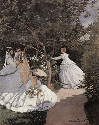 Claude Monet Women in the Garden oil painting reproduction