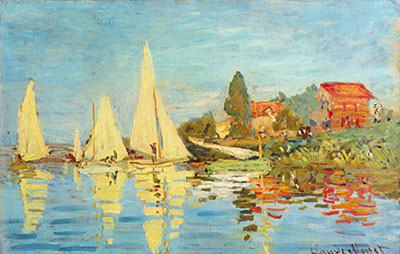 Claude Monet Regatta at Argenteuil oil painting reproduction