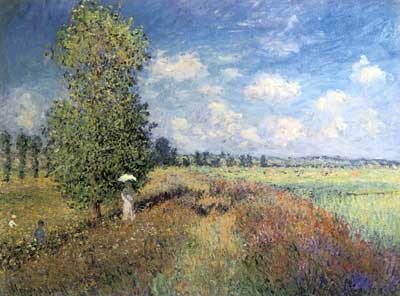 Claude Monet Summer, Field of Poppies oil painting reproduction