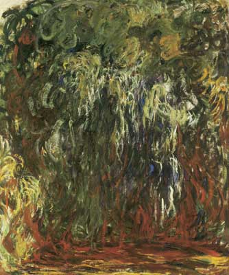 Claude Monet Weeping Willow, Giverny oil painting reproduction