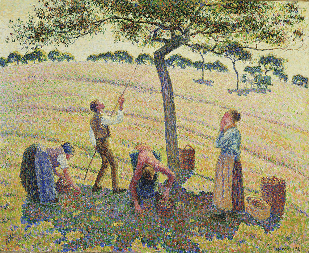 Camille Pissarro Apple Pickers, Eragny, 1888 oil painting reproduction