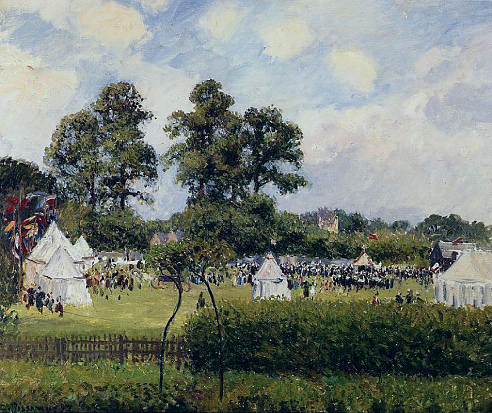 Camille Pissarro Jubilie Celebration at Bedford Park, London, 1987 oil painting reproduction