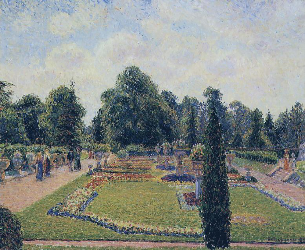 Camille Pissarro Kew Gardens - Path between the Pond and the Palm House, 1892 oil painting reproduction