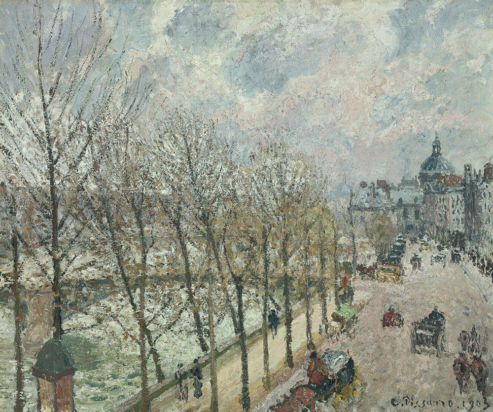 Camille Pissarro The Quay Malaquais and the Institute, 1903 oil painting reproduction