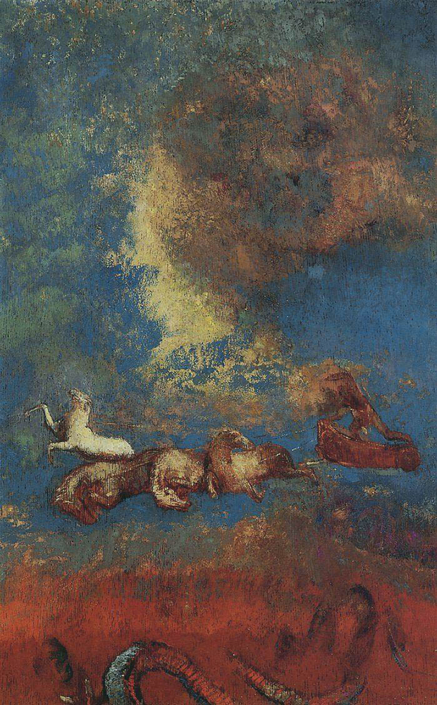 Odilon Redon Apollo's Chariot, 1904-10 oil painting reproduction