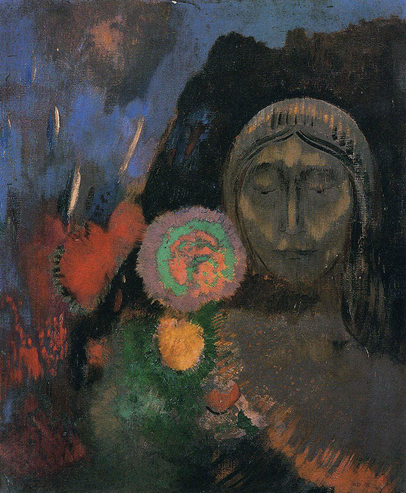 Odilon Redon Still Life - The Dream, 1904 oil painting reproduction