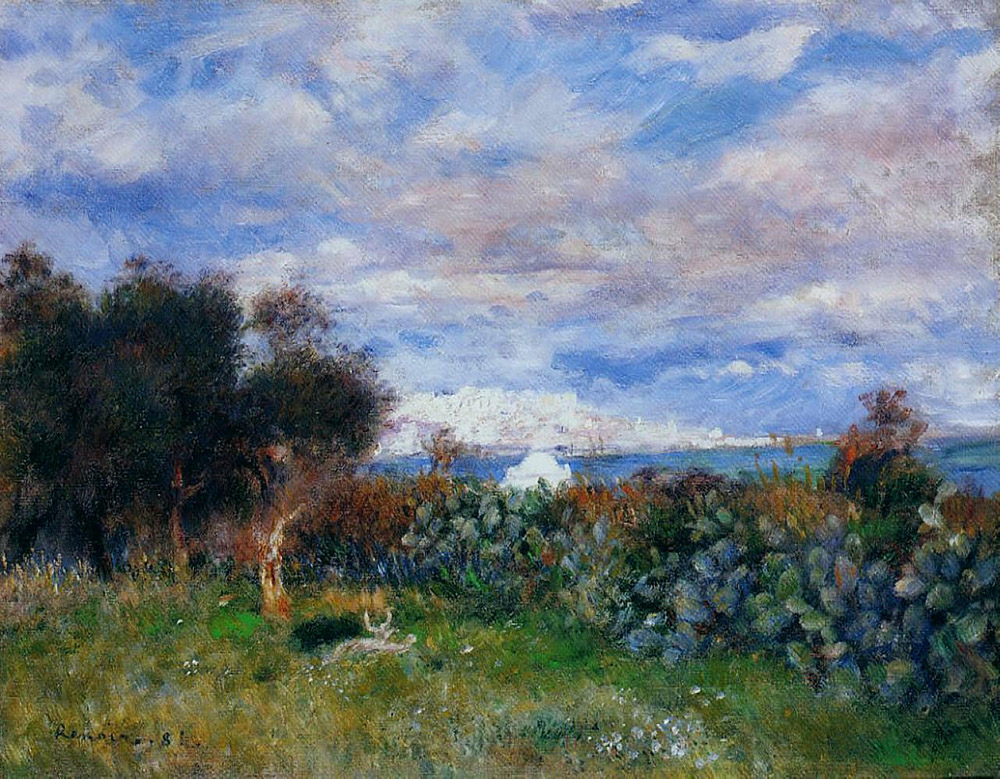 Pierre-Auguste Renoir The Bay of Algiers, 1881 oil painting reproduction