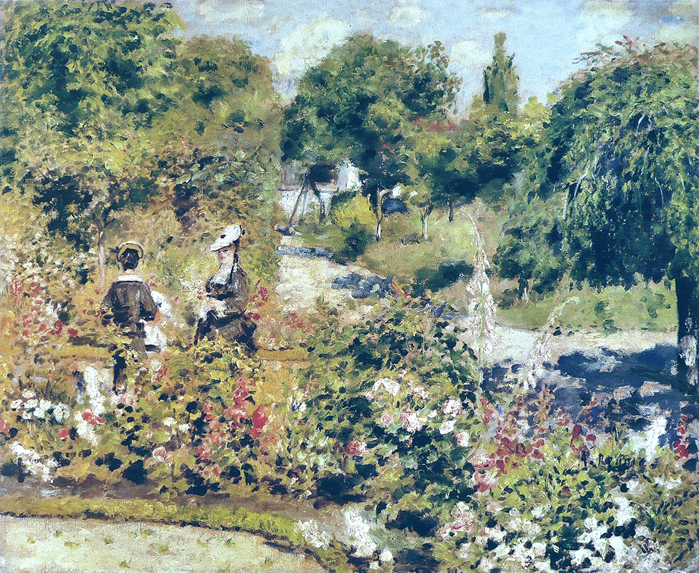 Pierre-Auguste Renoir The Garden at Fontenay, 1874 oil painting reproduction