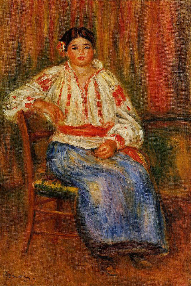 Pierre-Auguste Renoir Young Roumanian, 1914 oil painting reproduction