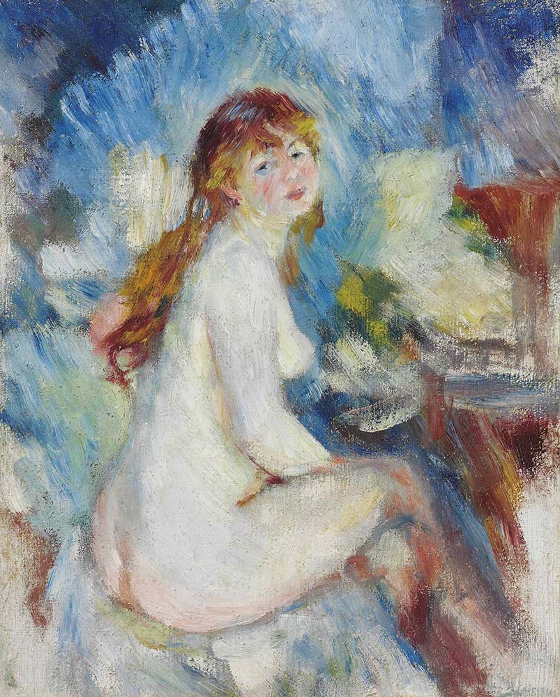 Pierre-Auguste Renoir Bust of Female Nude, 1879 oil painting reproduction