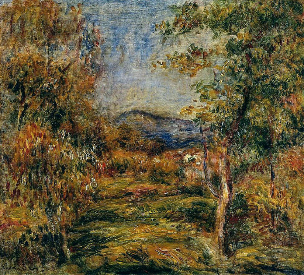 Pierre-Auguste Renoir Cagnes Landscape 02 oil painting reproduction