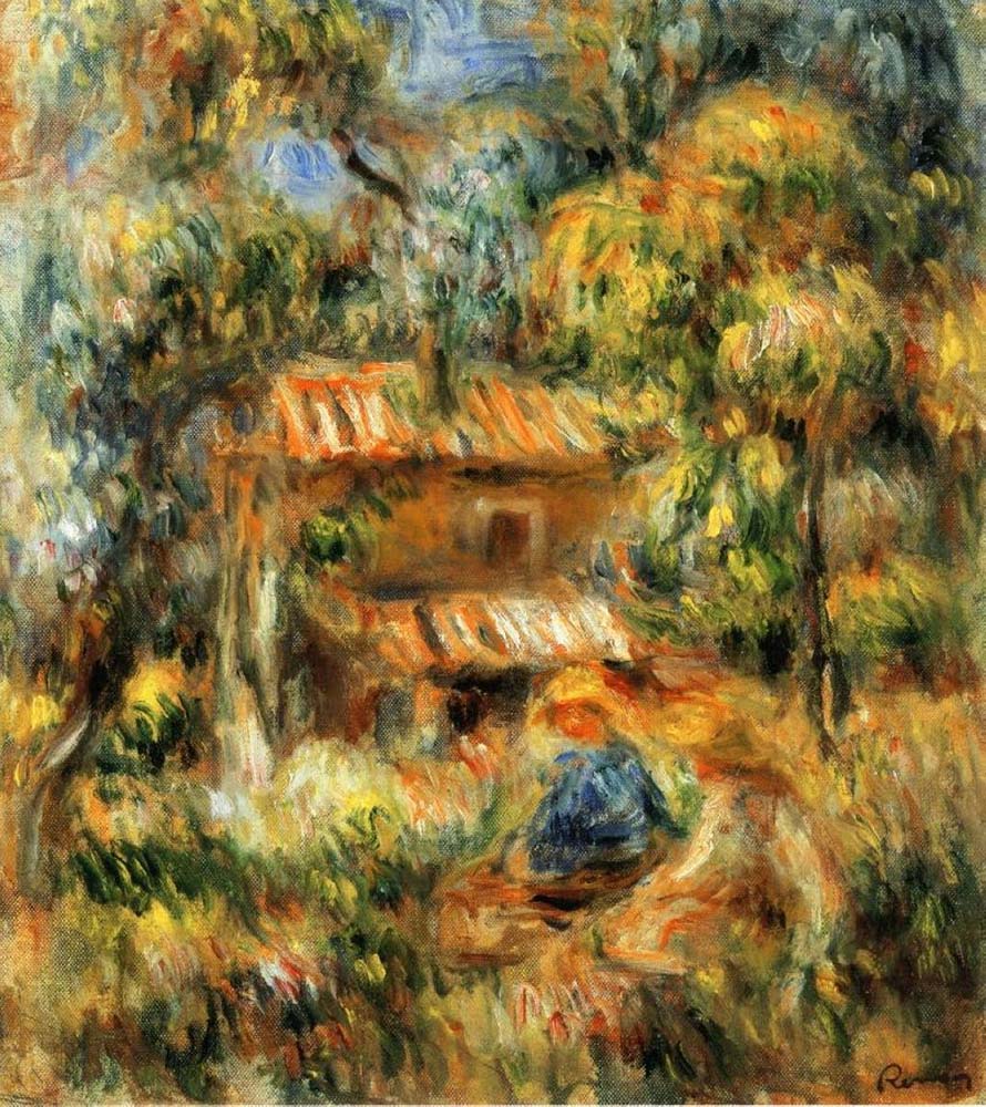 Pierre-Auguste Renoir Cagnes Landscape 04 oil painting reproduction