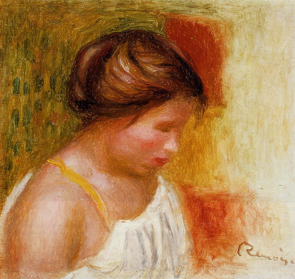 Pierre-Auguste Renoir Gabrielle in a Chemise, 1905 oil painting reproduction