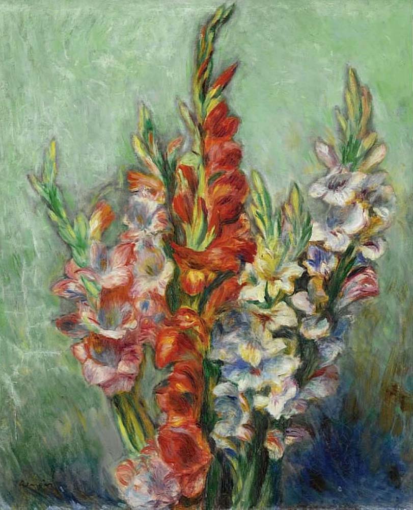 Pierre-Auguste Renoir Gladioli, 1892 oil painting reproduction