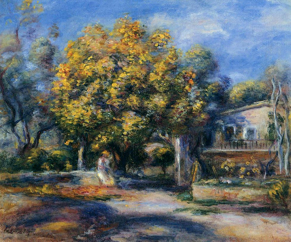 Pierre-Auguste Renoir Houses at Cagnes 2, 1905 oil painting reproduction