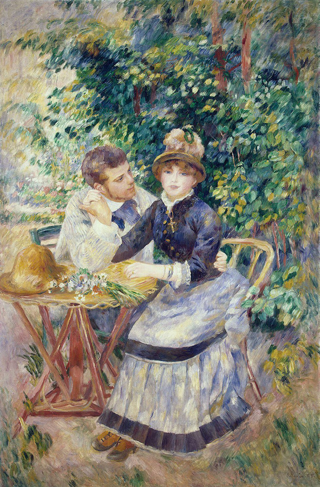 Pierre-Auguste Renoir In the Garden, 1885 oil painting reproduction