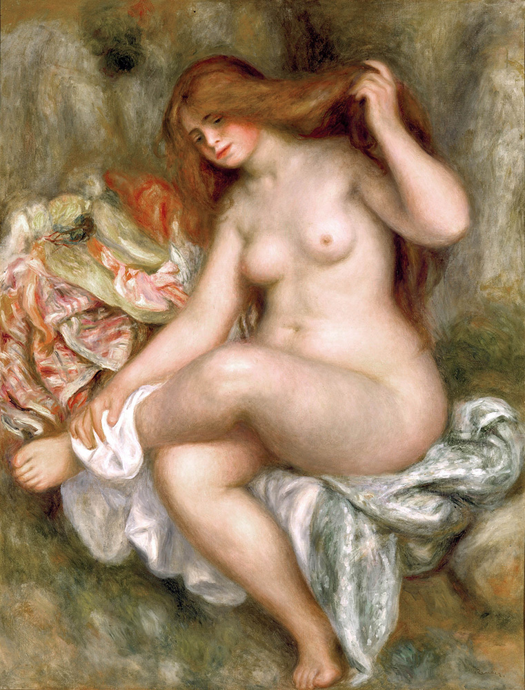 Pierre-Auguste Renoir Large Bather with Crossed Legs, 1904 04 oil painting reproduction