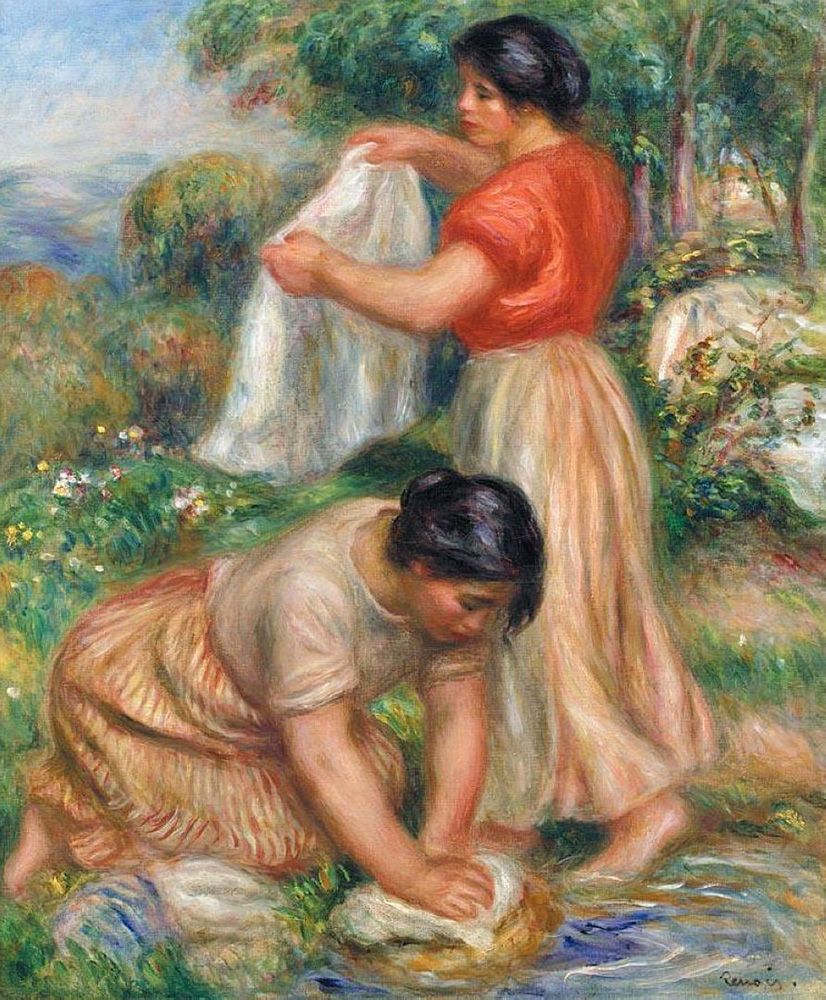 Pierre-Auguste Renoir Laundresses, 1912 oil painting reproduction